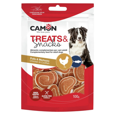 CAMON Snack Cane Chicken Sushi Pollo Merluzzo 100gr