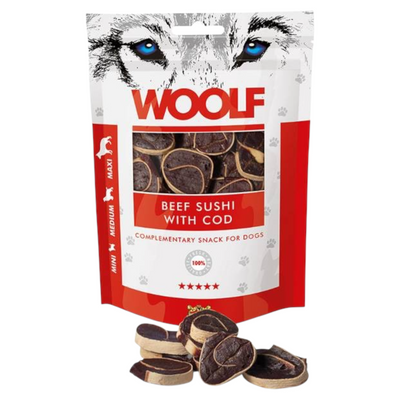WOOLF Sushi di Manzo e Merluzzo 100gr