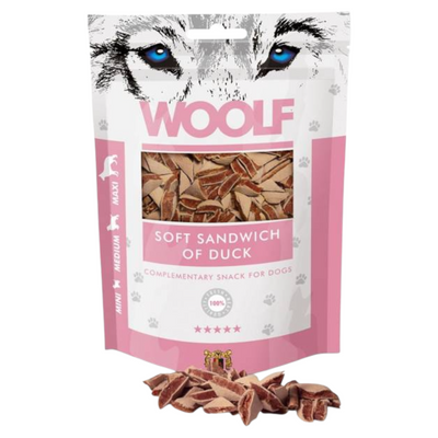 WOOLF Sandwich Morbido di Anatra e Merluzzo 100gr