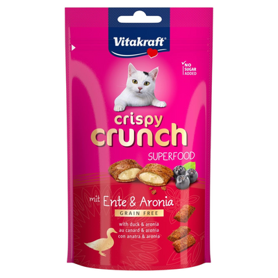 VITAKRAFT Snack Gatto Crispy Crunch Anatra e Aronia 60gr