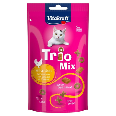 VITAKRAFT Snack Gatto Trio Mix Pollame 60Gr