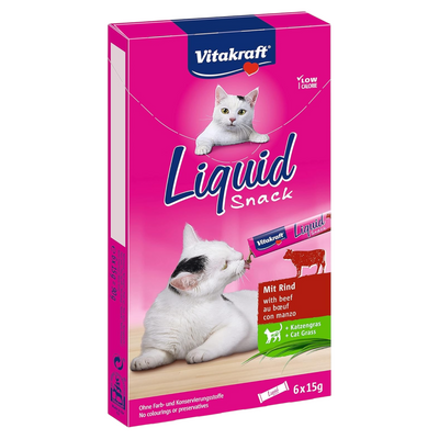 VITAKRAFT Cat Liquid Snack Manzo