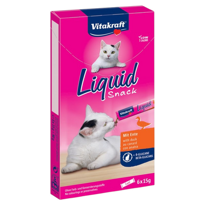 VITAKRAFT Cat Liquid Snack Anatra