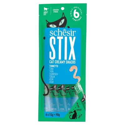 SCHESIR Cat Stix Mousse Tonno 15 gr x 6 pezzi