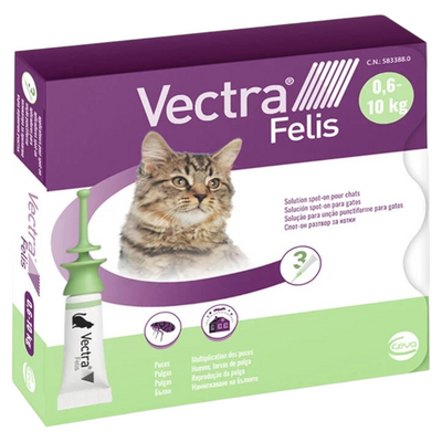 CEVA Vectra Felis Gatto 0,6/10kg (3 Pipette)
