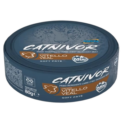 DRN Gatto Catnivor Vitello 24x80gr