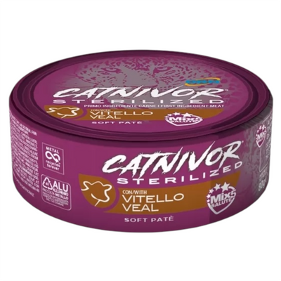 DRN Gatto Catnivor Sterilised Vitello 24x80gr