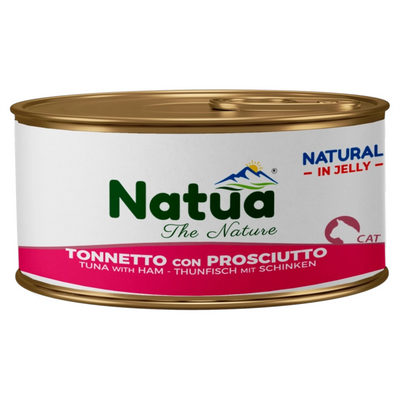NATUA Cat Jelly Natural Tonno con Prosciutto 85Gr