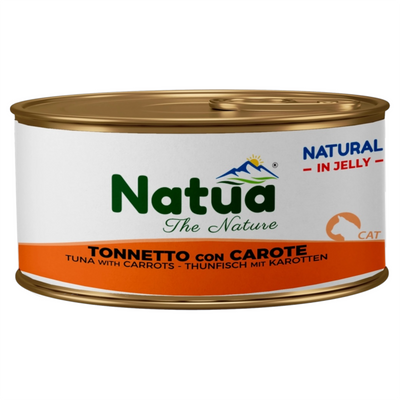 NATUA Cat Jelly Natural Tonno con Carote 85Gr