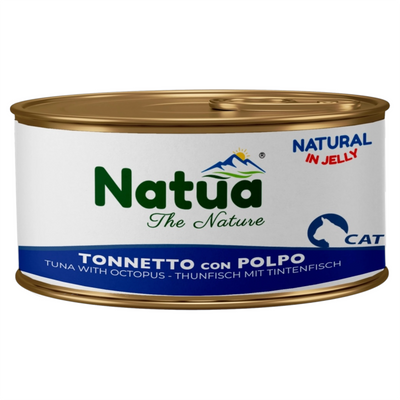 NATUA Cat Jelly Natural Tonno con Polpo 85Gr