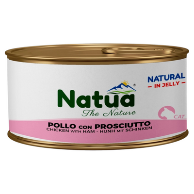 NATUA Cat Jelly Natural Pollo con Prosciutto 85Gr