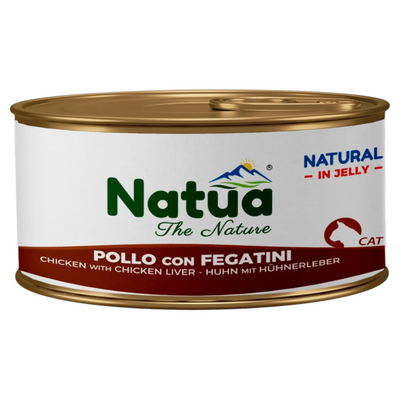 NATUA Cat Jelly Natural Pollo con Fegatini 85Gr