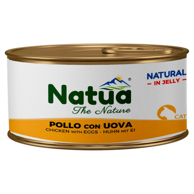 NATUA Cat Jelly Natural Pollo con Uova 85Gr