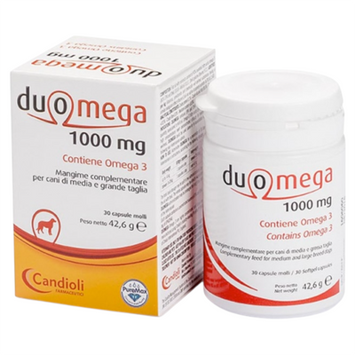 CANDIOLI Duomega Cane Barattolo 1000mg da 30 cpr