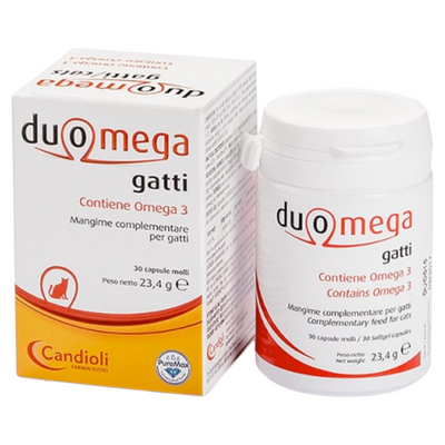 CANDIOLI Duomega Gatti Barattolo 500mg da 30 cpr