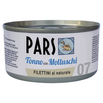 PARS 07 Filettini Naturali Tonno con Molluschi 85Gr