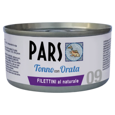 PARS 09 Filettini Naturali Tonno con Orata 85Gr