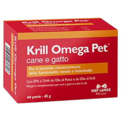 NBF LANES Krill Omega Pet Cane e Gatto 60cpr