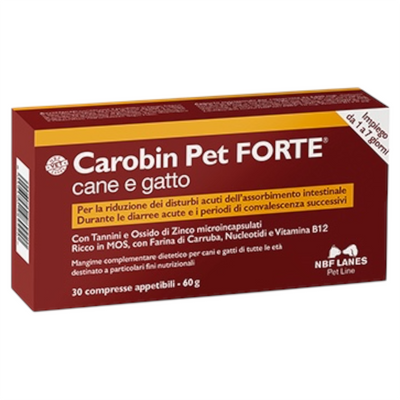 NBF LANES Carobin Pet Forte Cane e Gatto 30cpr