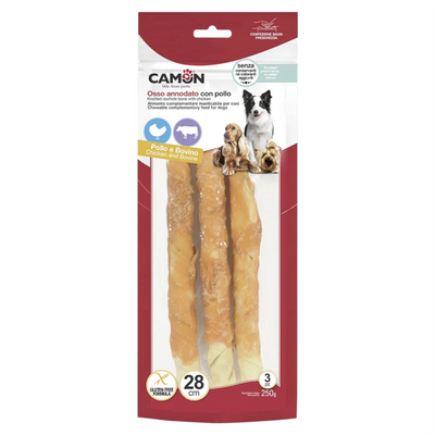 CAMON Snack Rolls Pollo e Bovino 250gr