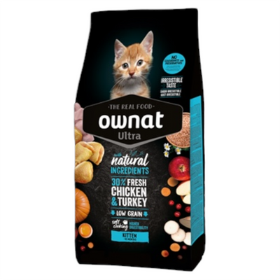OWNAT Gatto Ultra Kitten Pollo fino a 12 mesi 1,5Kg