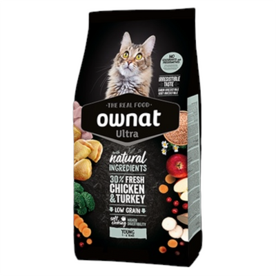 OWNAT Gatto Ultra Young Pollo da 1 a 6 anni 1,5Kg