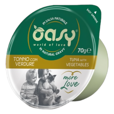 OASY Cat Cup Tonno con Verdure 24x70Gr