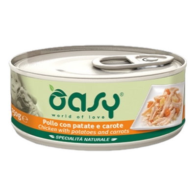 OASY Cane Pollo con Patate e carote al Naturale 24x150gr