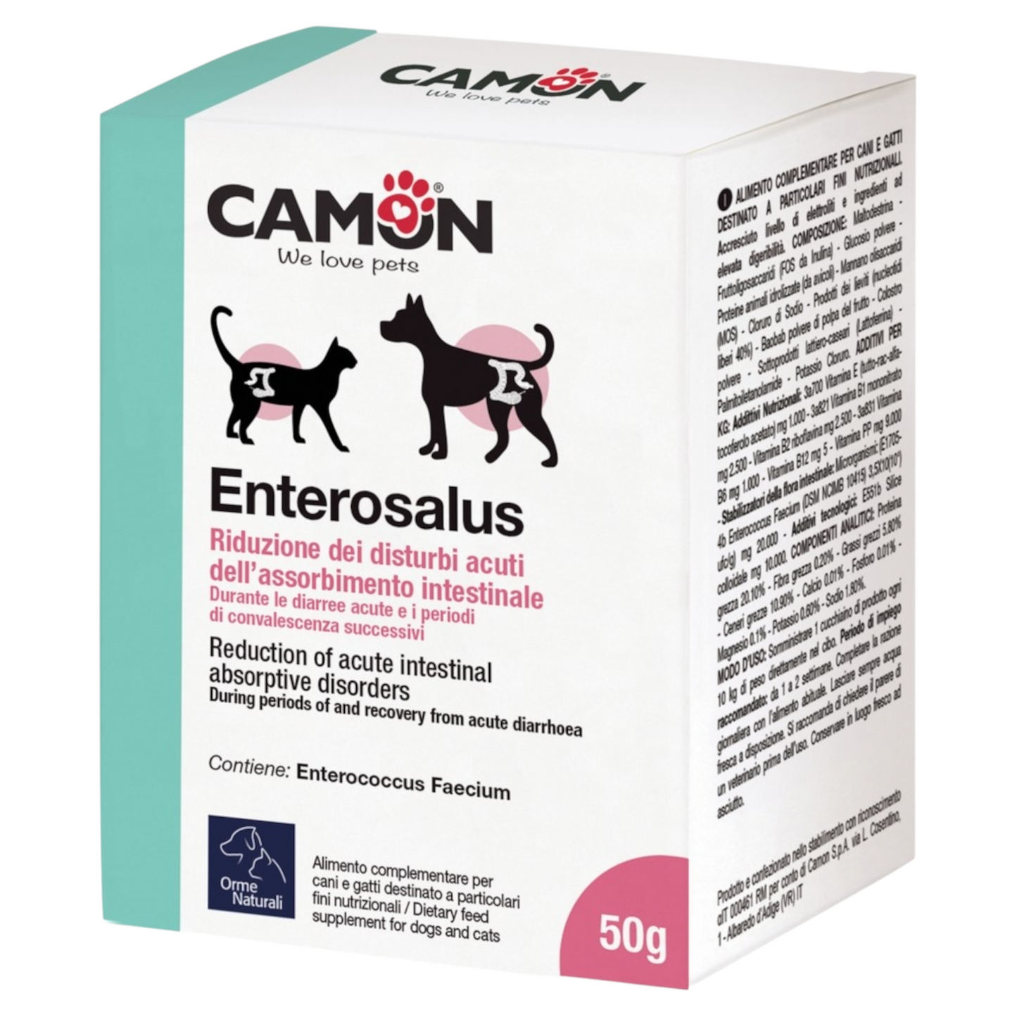 CAMON Enterosalus Polvere Cane e Gatto 50gr