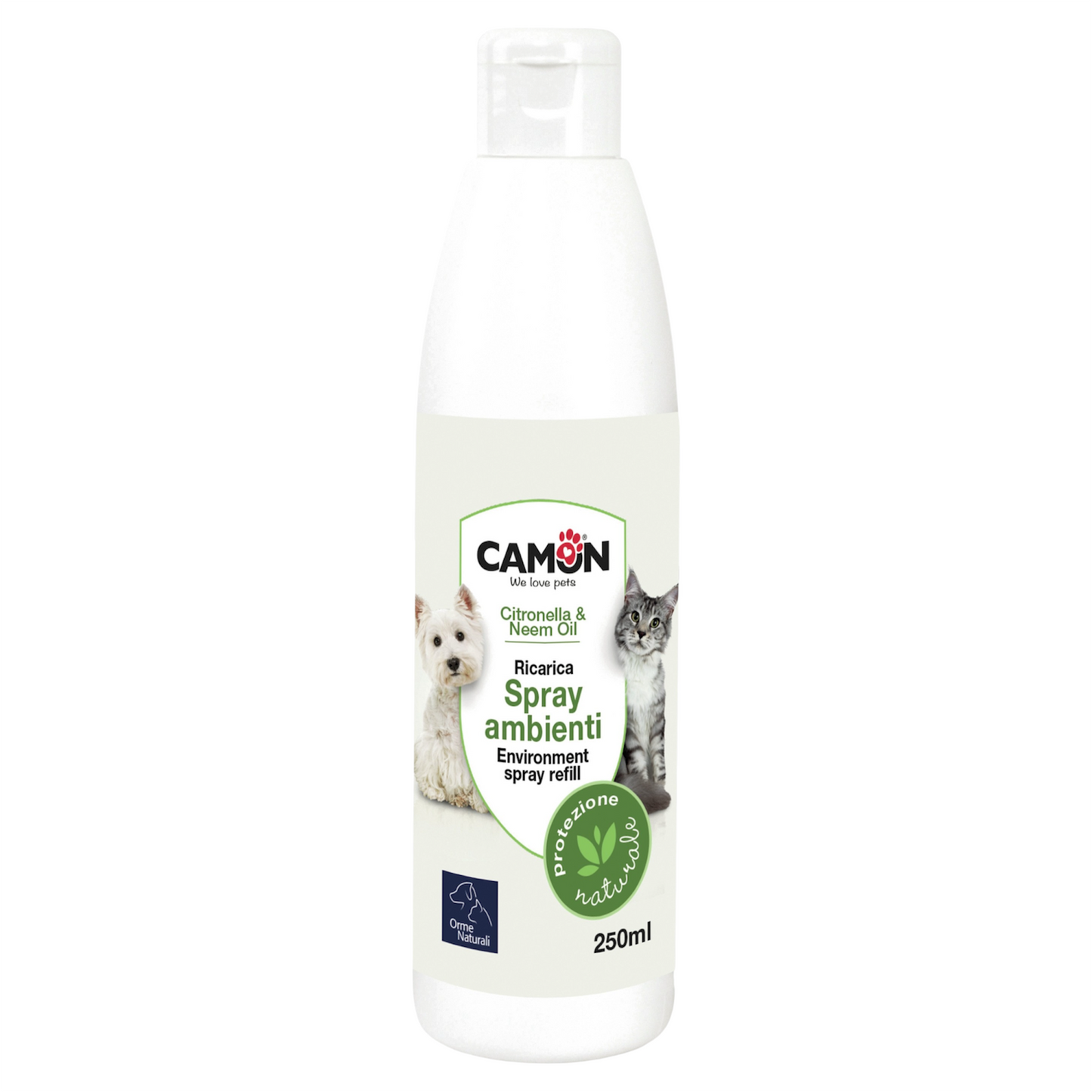 CAMON Ricarica Spray Ambienti con Citronella e Olio di Neem 250ml