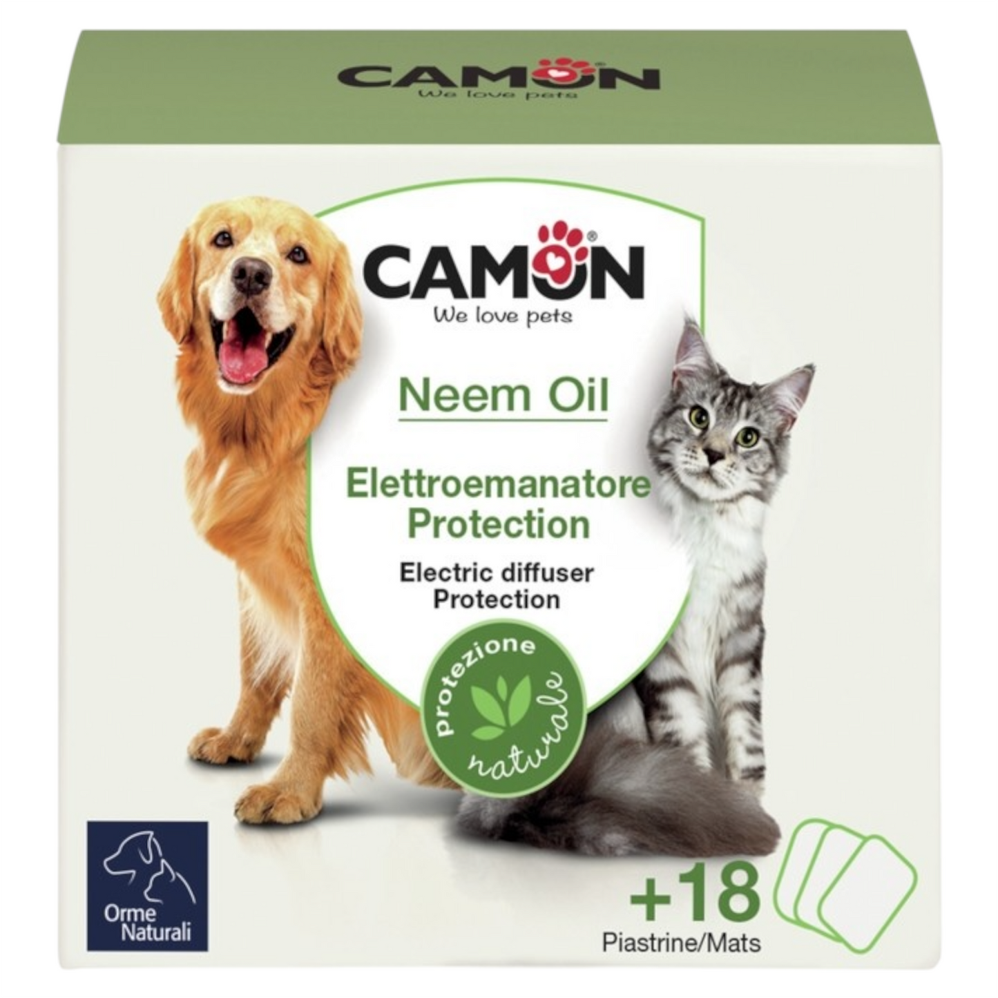 CAMON Elettroemanatore con Piastrine 1pz con 18 Piastrine