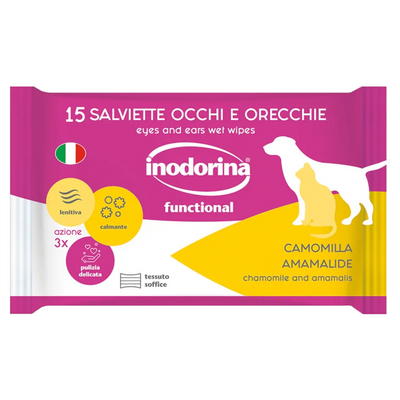 INODORINA Salviette Pocket Occhi e Orecchie 15pz