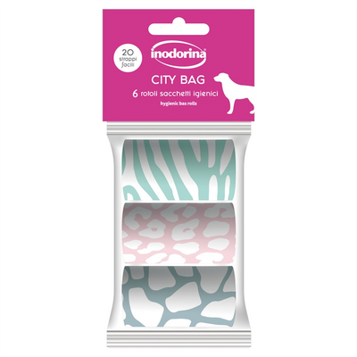 INODORINA Sacchetti Igienici Colorati 6pz x 20