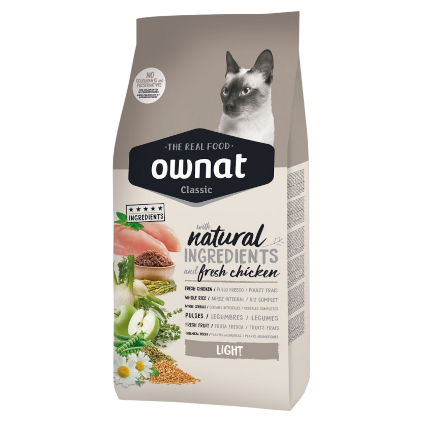 OWNAT Gatto Classic Light 4Kg