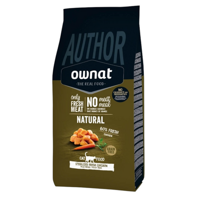 OWNAT Gatto Author Sterilised GF Fresh Chicken 1,5Kg