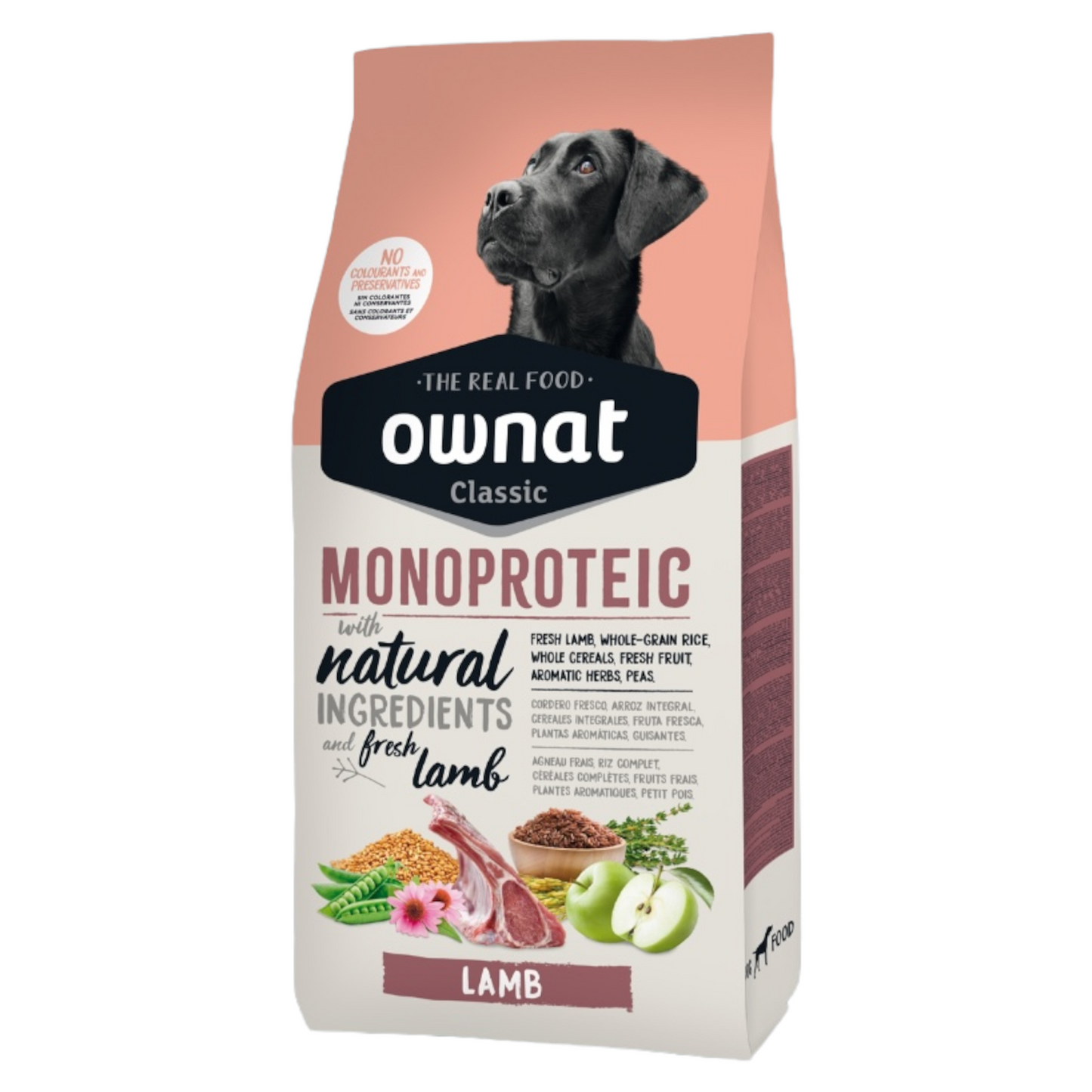 OWNAT Cane Classic Monoproteico Agnello 12Kg