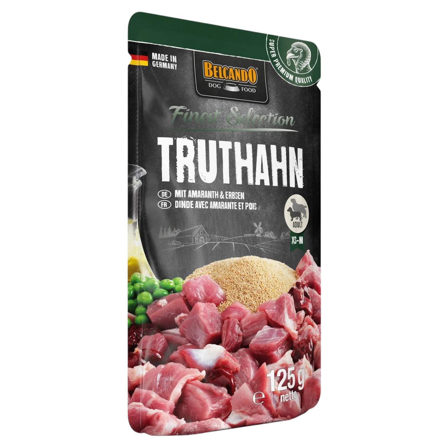 BELCANDO Cane Tacchino con Amaranto e Piselli 125gr