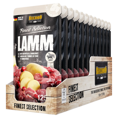 BELCANDO Cane Adult Agnello 125gr (Pack 12pz)