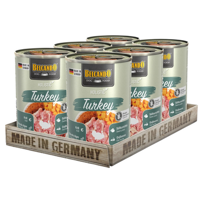 BELCANDO Cane Holistic GF Tacchino 400gr (Pack 6pz)