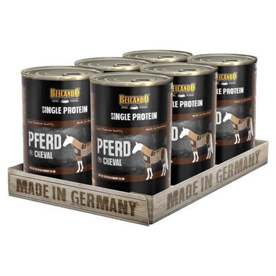 BELCANDO Cane Single Protein Cavallo 400gr (Pack 6pz)