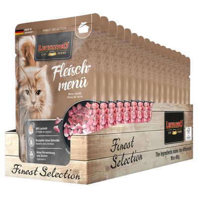 LEONARDO Menù Carne 85gr (Pack 16pz)