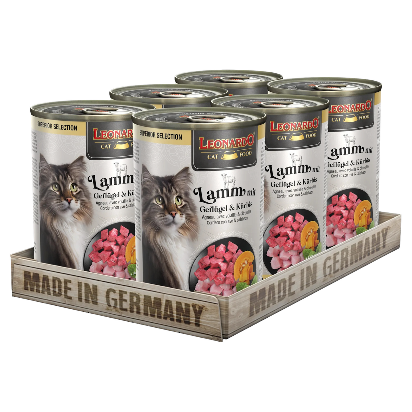 LEONARDO Superior Selection Agnello 400gr (Pack 6pz)