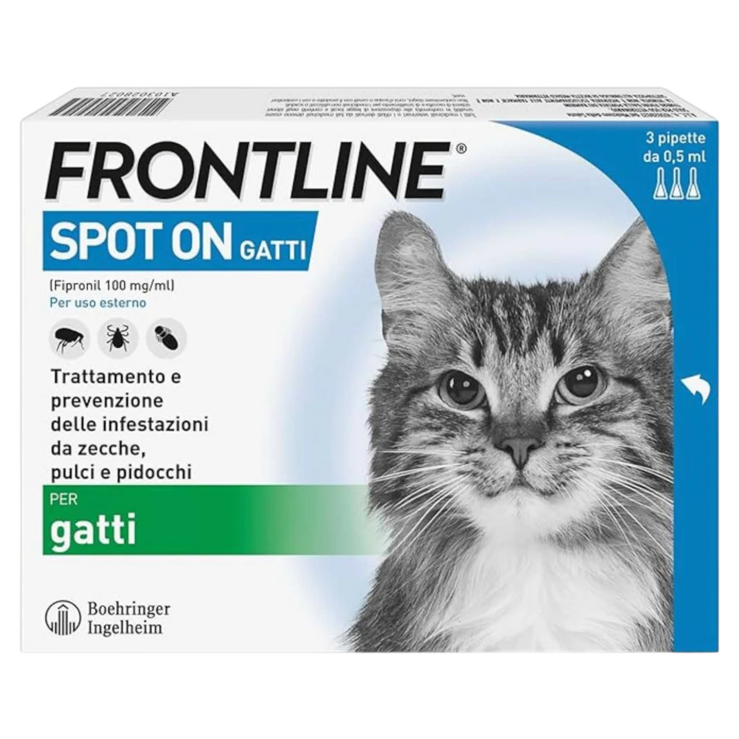 FRONTLINE Spot-On Gatto (3 Pipette)