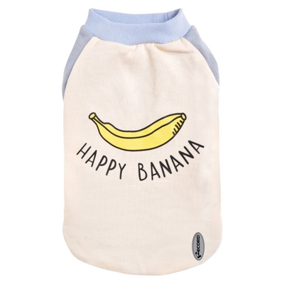 RECORD Felpa Happy Banana Celeste 20 cm