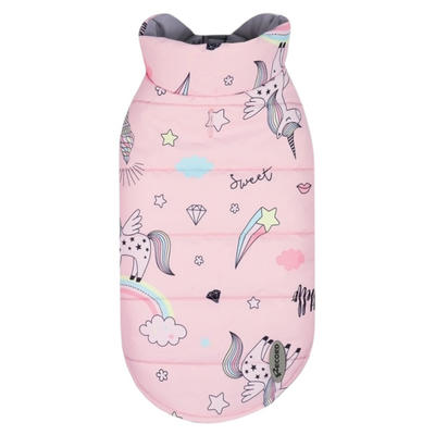 RECORD Cappottino Impermeabile Unicorno Rosa