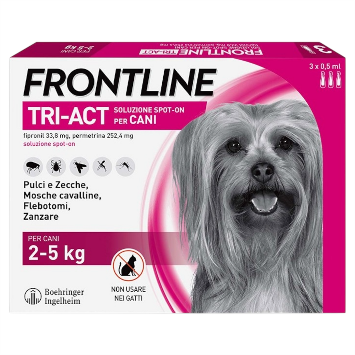 FRONTLINE Tri Act 2-5Kg (3 Pipette)