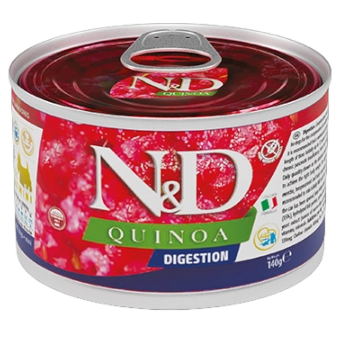 FARMINA N&D Cane Quinoa Digestion Mini - Agnello 6x140gr