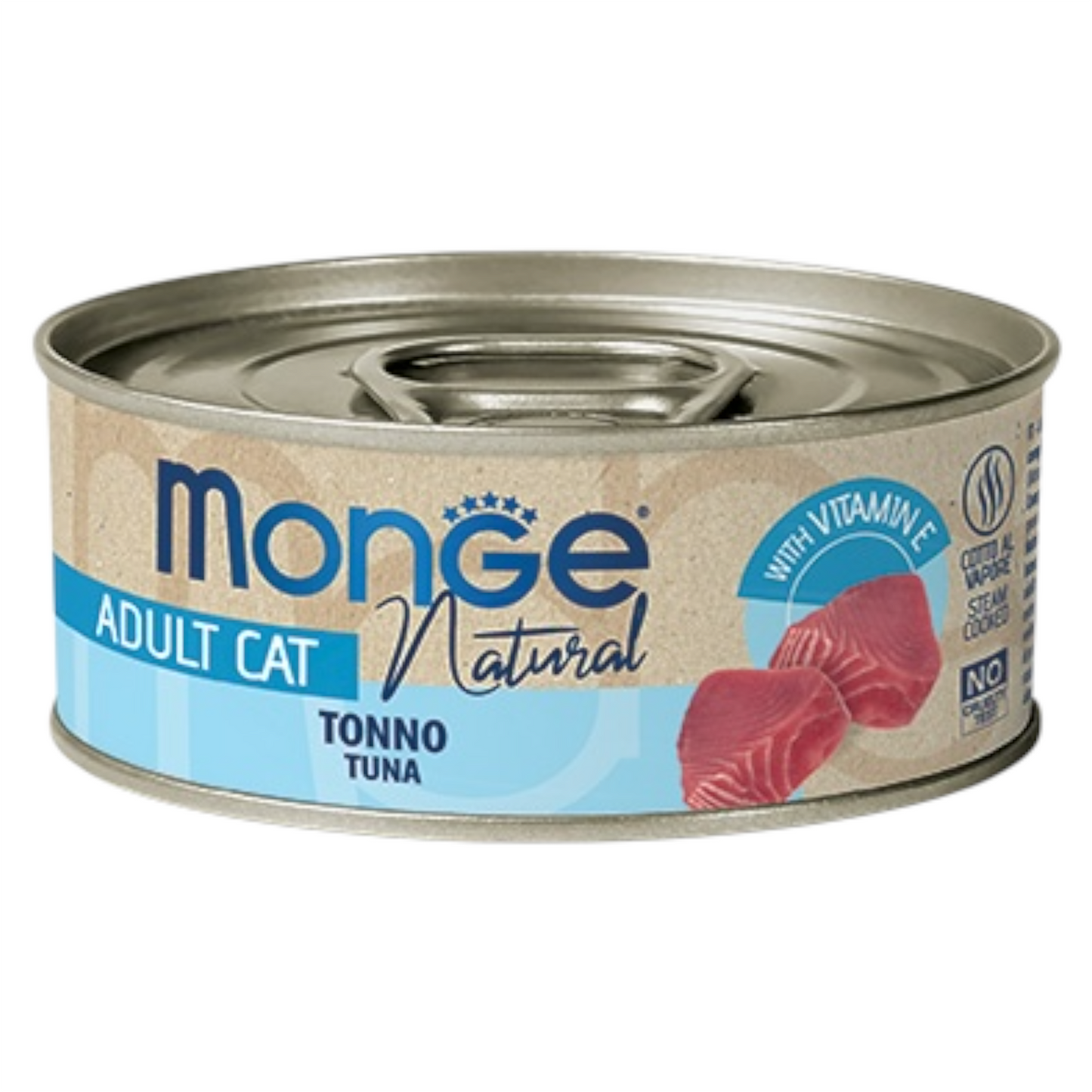 MONGE Gatto Natural Tonno 80gr