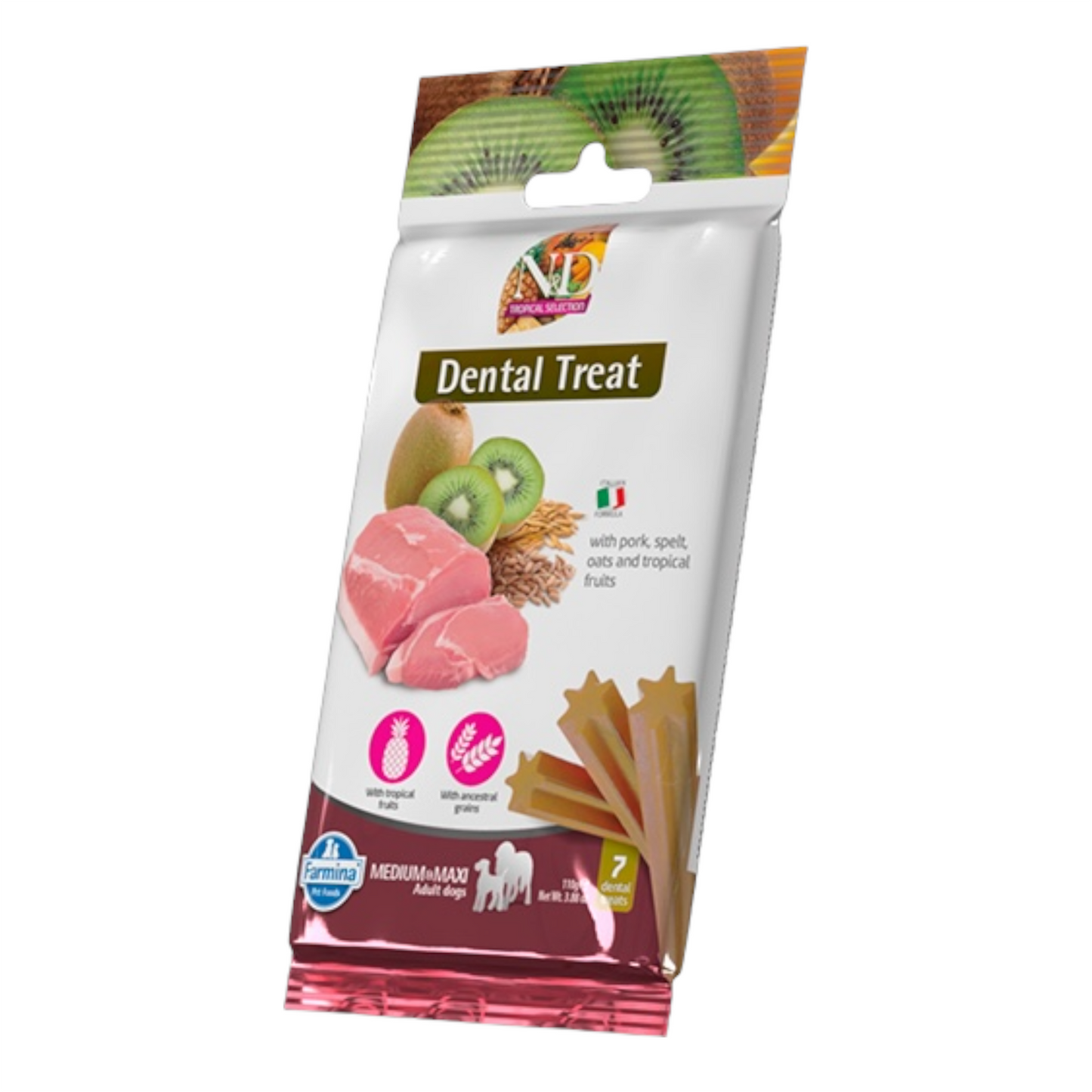 N&D Tropical Dental Sticks Maiale M-L Cane (7pz)