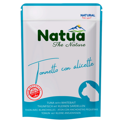 NATUA Gatto Busta Natural Tonno con Alicette 70gr